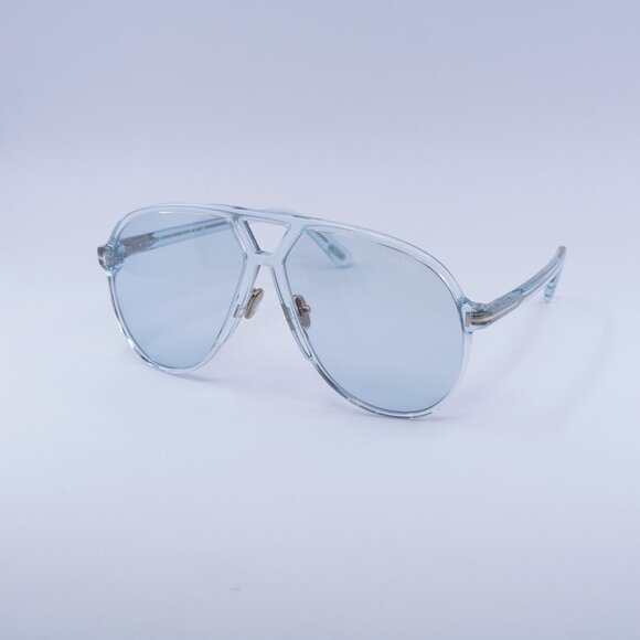Tom Ford Clear Aviator Sunglasses - Picture 3 of 9